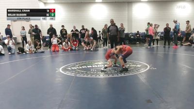 65 lbs 5th Place - Marshall Crain, TN vs Milan Bassiri, NC