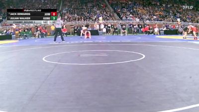 D2-165 lbs Champ. Round 1 - Julian Walker, Algonac vs Jack Edwards, Jackson Northwest