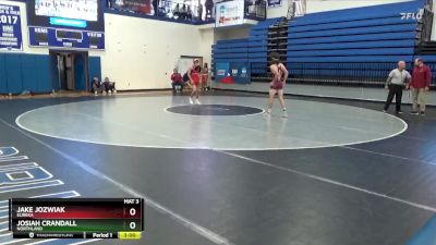 125 lbs Cons. Semi - Jake Jozwiak, Eureka vs Josiah Crandall, Northland