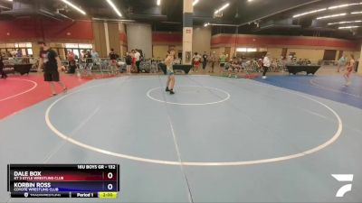 132 lbs Cons. Round 4 - Dale Box, KT 3 Style Wrestling Club vs Korbin Ross, Coyote Wrestling Club