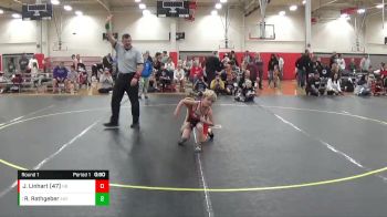 47/50 Round 1 - Rylan Rathgeber, East Kansas Eagles vs Judd Linhart (47), Nebraska Boyz