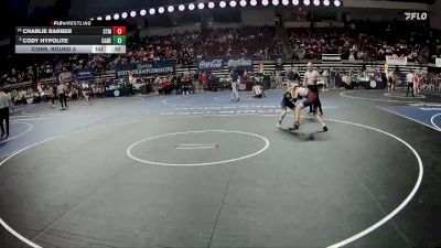D 2 106 lbs Cons. Round 2 - Charlie Barber, St. Thomas More vs Cody Hypolite, Carencro