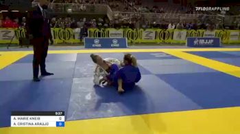 ANN MARIE KNEIB vs ANA CRISTINA ARAUJO RODRIGUES 2021 Pan Jiu-Jitsu IBJJF Championship