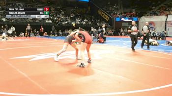 135 Class 2 lbs 3rd Place Match - Erin Delling, Parkway Central vs Brylee James, Nixa