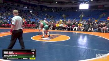 220 lbs Semis & 1st Wrestleback (8 Team) - Drake Dearth, Coal City vs Mike Haas, Lena (L.-Winslow)