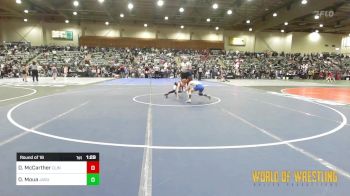 64 lbs Round Of 16 - Daxon McCarther, Clinton Youth Wrestling vs Oliver Moua, Jaguars Wrestling Club