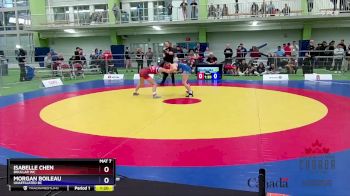 49kg 5th Place Match - Isabelle Chen, Bhullar WC vs Morgan Boileau, Unaffiliated BC