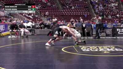 172 lbs Quarterfinal - Bode Marlow, Thomas Jefferson vs Tucker Seidel, West Perry