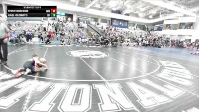59 lbs Semis (4 Team) - Kael Oldroyd, Utah Gold vs River Robison, Santas Misfits