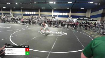 157 lbs Round Of 64 - Damian Castillo, Live Training vs Connor Lamping, Helena High Wrestling