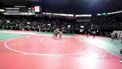 180 lbs Cons. Round 5 - Charlie Maiani, CEW1 vs Carter Pelton, NWK2