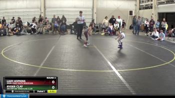 46 lbs Round 2 - Ryder Clay, Anchor Bay Wrestling Club vs Liam Hopkins, Hazel Park Youth Wrestling