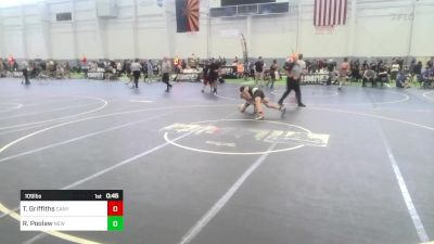 109 lbs Consolation - Teagan Griffiths, Canyon View Falcons vs Ricardo Poolaw, New Mexico Bad Boyz