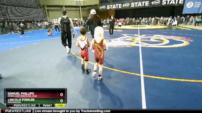 41-45 lbs Cons. Semi - Samuel Phillips, Moses Lake Wrestling Club vs Lincoln Fowler, Washington