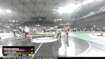 48-49 lbs Cons. Semi - Carmelo King, Askeo International Mat Club vs Walker Wiseman, White River Hornets Wrestling Club