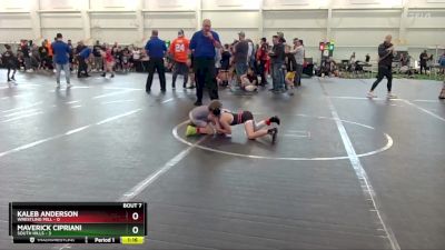 52 lbs Semis & 1st Wrestleback (8 Team) - Maverick Cipriani, South Hills vs Kaleb Anderson, Wrestling Mill