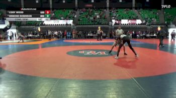 6A 157 lbs Cons. Semi - Demond Robinson, Minor vs Cody Wood, Gardendale Hs