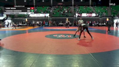 6A 157 lbs Cons. Semi - Demond Robinson, Minor vs Cody Wood, Gardendale Hs