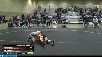 70 lbs Round 2 - Jack Rocco, Donahue Wrestling Academy vs Bryce Cox, Charlotte Grapplers