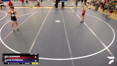 126 lbs Cons. Round 4 - Joey Enzminger, ND vs Carter Katherman, MN