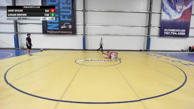 160 lbs Rr Rnd 1 - Jake Doles, Ragin Raisins Niagara HS vs Logan Brown, Team Germantown