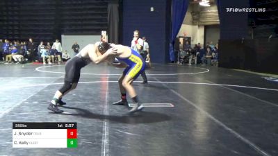 285 lbs Consolation - Jarrod Snyder, Cal State Bakersfield vs Collin Kelly, Cleveland State