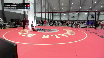 Junior Boys GR - 126 lbs Cons. Round 6 - Xavier Espinoza, WA vs Leo Champagne, CA