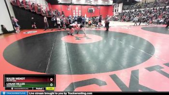 150 lbs Cons. Round 4 - Logan Hiller, EDWARDVILLE (HS) vs Kaleb Wendt, MILTON (WI)