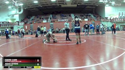 175 lbs Cons. Round 2 - Andre Carr, Artesian Wrestling Club vs Aidan Givens, Unattached
