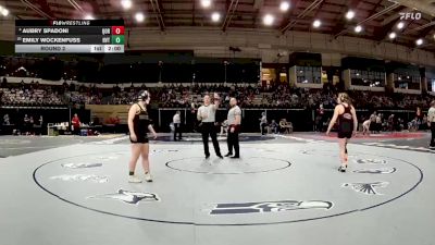 135 lbs Round 2 - Aubry Spadoni, Quince Orchard vs Emily Wockenfuss, Harford Technical