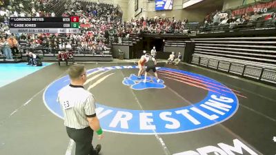 4A 215 lbs Cons. Round 1 - Lorenzo Reyes, Mountain Crest vs Case Jones, Cedar City