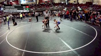65 lbs Champ. Round 1 - Xavier Engel, Hawks Wrestling Club (Lincoln) vs Aiden Maschman, Pioneer Wrestling Club