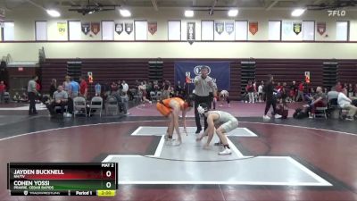 144 lbs Round 2 - Jayden Bucknell, NH/TV vs Cohen Yossi, Prairie, Cedar Rapids