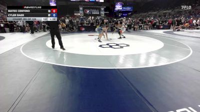 150 lbs Champ. Rd Of 128 - Mateo Centeno, CA vs Cyler Baer, NY