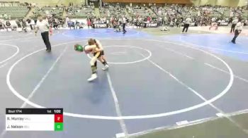 100 lbs Rr Rnd 2 - Ronan Murray, Valley Vandals vs Jerett Nelson, Willits Grapplin Pack