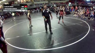 120 lbs Cons. Round 2 - Brynleigh Uhrich, Grand Island Legacy Girls Wrestling Club vs Lailah Jones, Broken Bow Wrestling Club