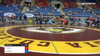 126 lbs Cons 32 #1 - Jj Long, Oklahoma vs Kayden Kralik, Ohio