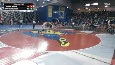 165 lbs Champ. Round 2 - Melvin Miller, Bishop McCort vs Matthew Kaiser, Mountain View