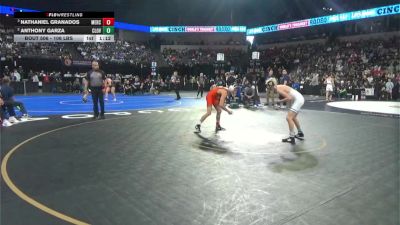 106 lbs Semifinal - Nathaniel Granados, Merced (SJ) vs Anthony Garza, Clovis (CS)