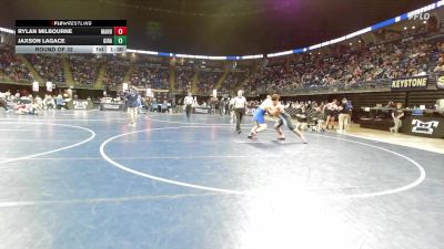 250 lbs Round Of 32 - Rylan Milbourne, Manheim Central vs Jaxson Lagace, Girard