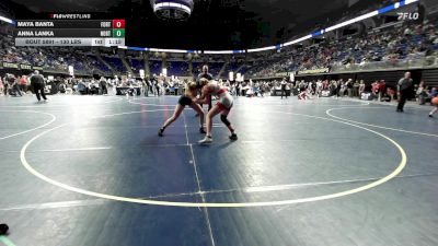 130 lbs 7th Place - Maya Banta, Fort LeBoeuf vs Anna Lanka, Northern Lebanon