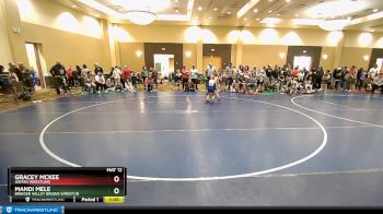 57 lbs Cons. Round 2 - Gracey Mckee, Uintah Wrestling vs Mandi Mele, Bridger Valley Bruins Wrestlin