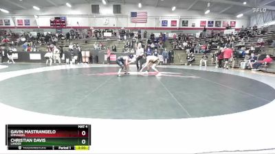 133 lbs Champ. Round 2 - Christian Davis, Lander vs Gavin Mastrangelo, Emmanuel