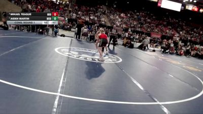 5A 113 lbs Cons. Round 1 - Aiden Martin, Middleton vs Mikael Teague, Minico