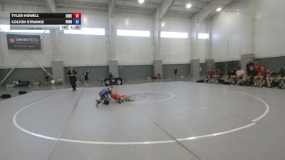106 lbs Tyler Howell, Oklahoma Red vs Colton Strange, Nebraska