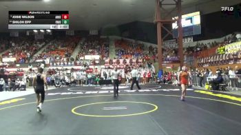 100 lbs Champ. Round 1 - Josie Wilson, Abilene HS vs Shiloh Epp, Paola Hs