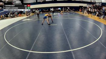 133 lbs Cons. Round 1 - Joseph Custodio, Marymount vs Hayden Best, Misericordia