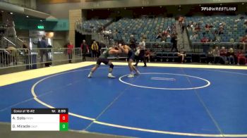 165 lbs Consolation - Angel Solis, Fresno State vs Dylan Miracle, California Poly
