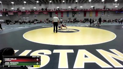 141 lbs Quarterfinal - Cade Willis, Augsburg vs Jake Penzato, Aurora Universtiy