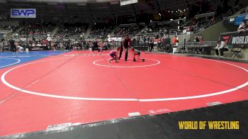 40 lbs Semifinal - Azalea Garcia, RedWave Wrestling vs Peyton Bas, Topeka Blue Thunder